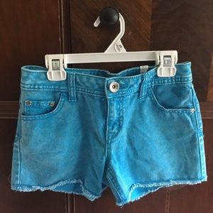 Girls Justice Turquoise Shorts NEVER WORN